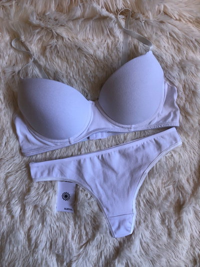Conjunto armado de algodon - BLANCO