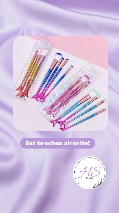 Brochas sirena x4