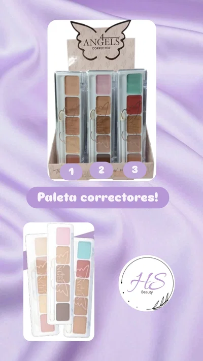 Paleta correctores colores