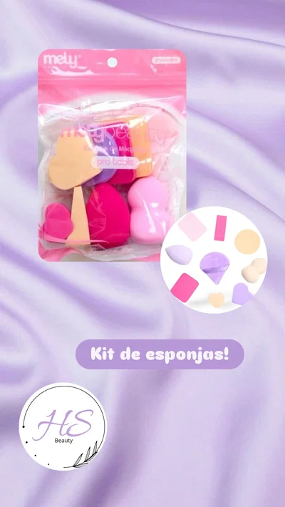 Set esponjas surtidas Mely