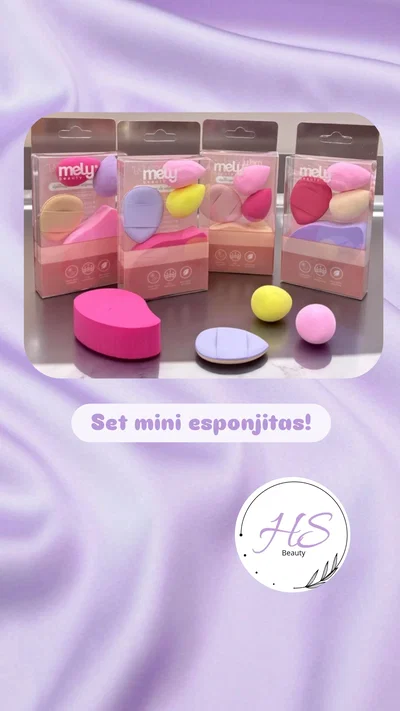 Set mini esponjitas x4