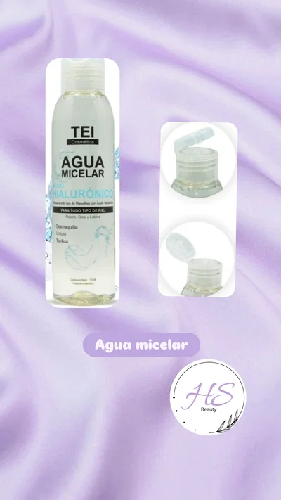 Agua micelar ácido Hialurónico 