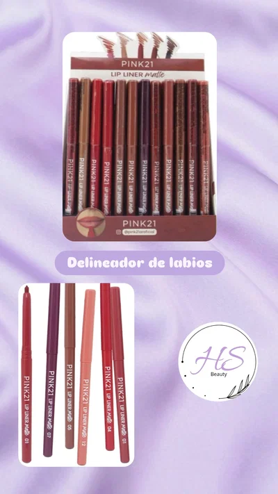 Delineador de labios pink 21