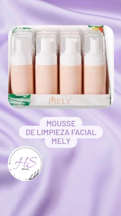 Mousse de limpieza facial MELY