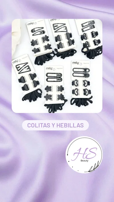 Set broches y colitas mely