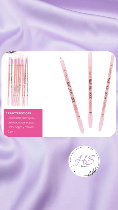 Delineador doble negro/marrón 