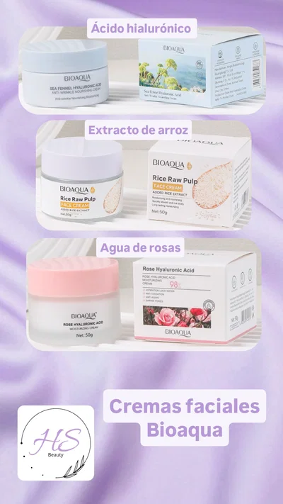 Cremas faciales bioaqua