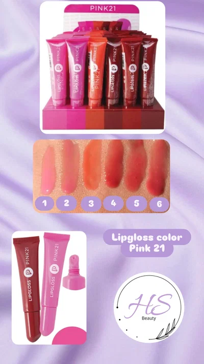 Lipgloss color pink 21