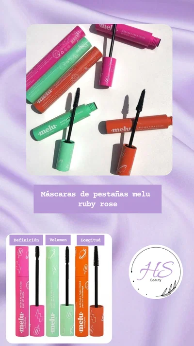 Máscara de pestañas Melu Ruby Rose