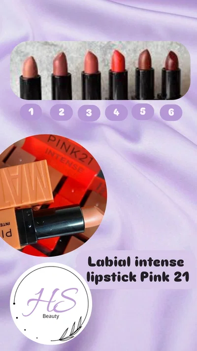Labial intense lipstick pink 21