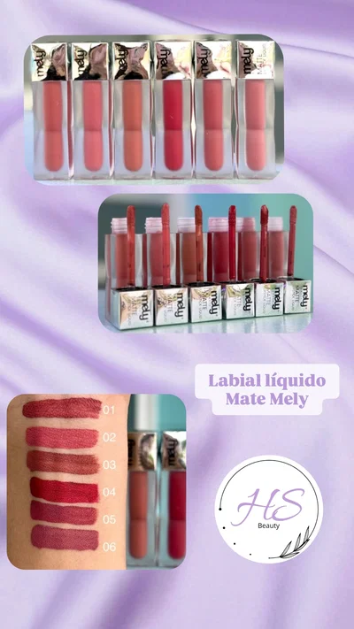 Labial liquido mate Mely