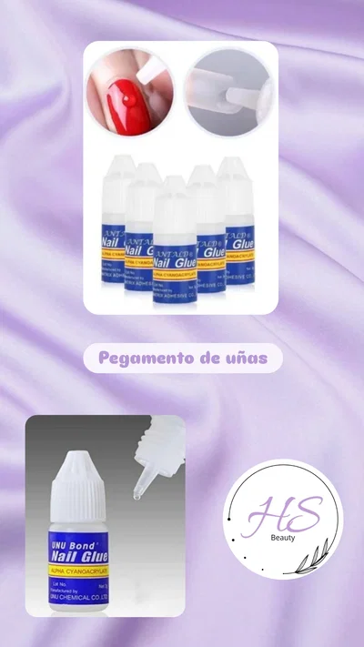 Pegamento para uñas