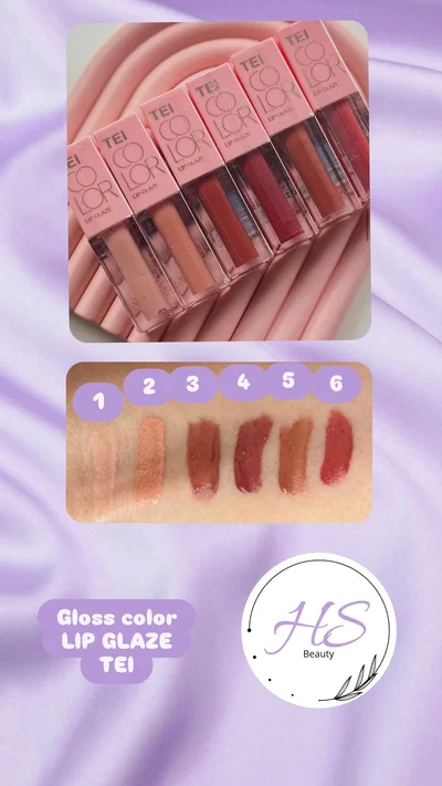 Glogg color lip glaze TEI