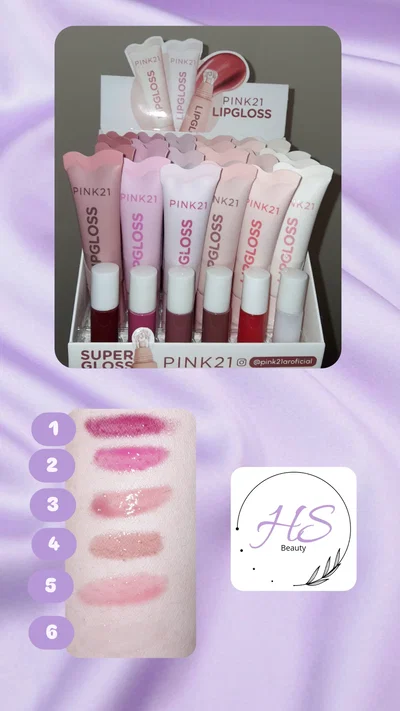 Lipgloss pink 21 (super gloss)