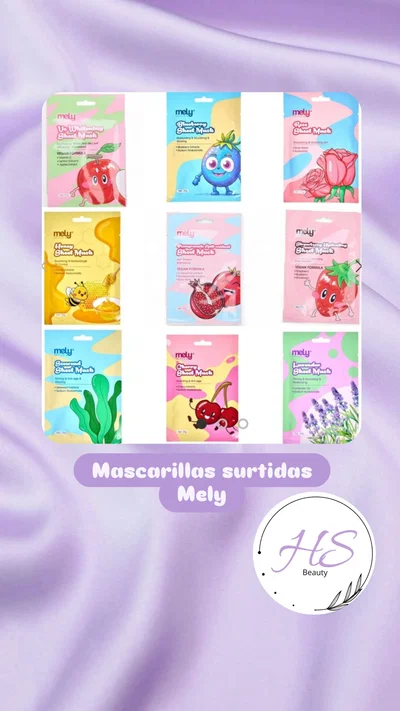 Mascarillas faciales Mely