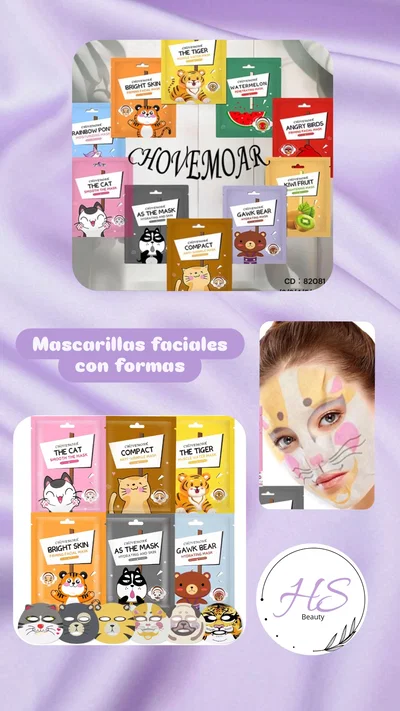 Mascarilla con forma
