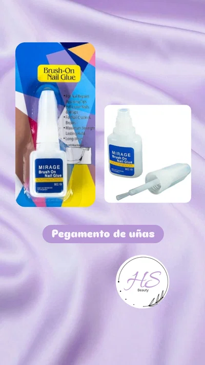 Pegamento para uñas tipo pincel