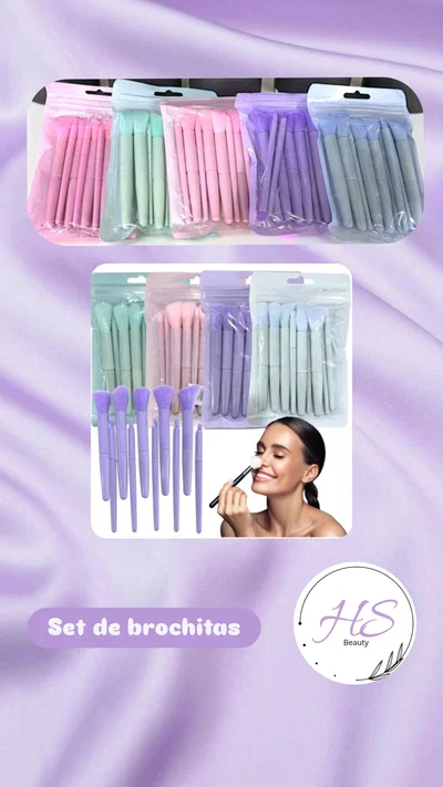 Set de mini brochas x10