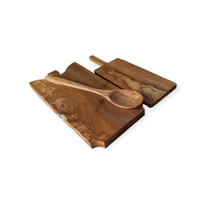 Set 2 tablas + cuchara de Olivo 