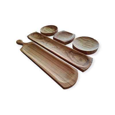 Set de Olivo para servir picadas