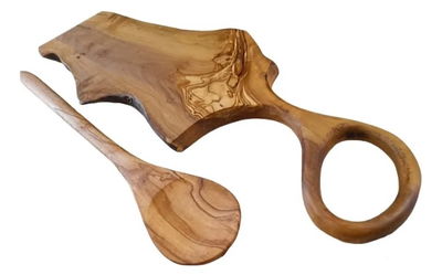 Tabla 70x19x2 + cuchara 60 cm de Olivo