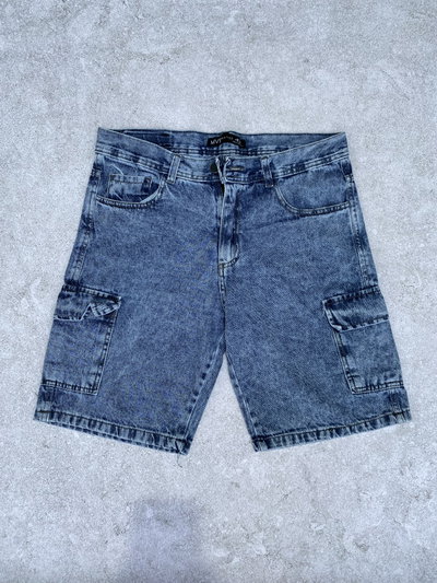 BERMUDAS DE JEANS MOM CARGO ⚡️