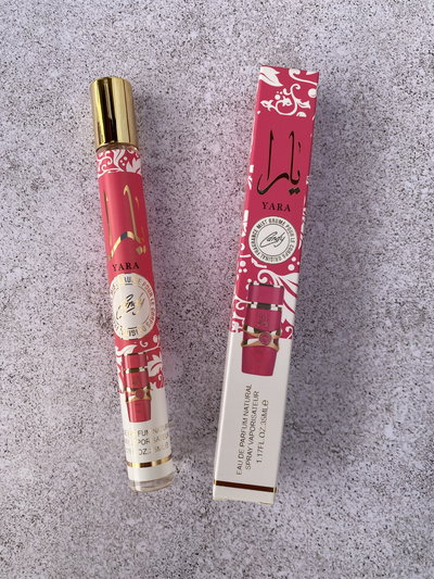 PERFUME ÁRABE LATTAFA YARA CANDY MUJER VERSIÓN DE BOLSILLO 🇸🇦
