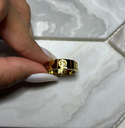 Anillo Car - Dorado 