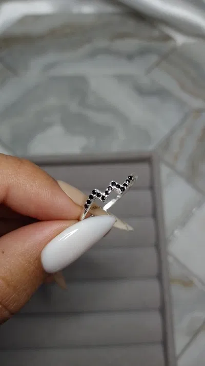 Anillo Zac - piedras negras