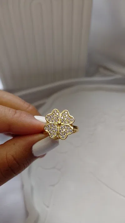 Anillo Antiestrés trébol 