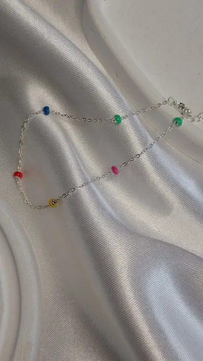Pulsera mostacillas de color