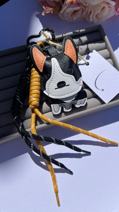 Llavero Charms perrito negro