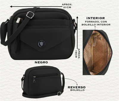 Bandolera Amayra negra 