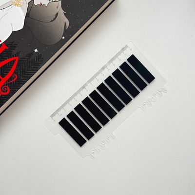 Post it BLACK - 10 colores con regla