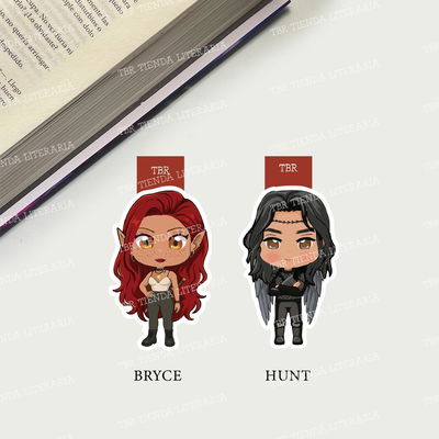 Marcapáginas Magnéticos Ciudad Medialuna - Sarah J. Maas - Bryce o Hunt