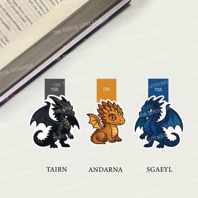 Marcapáginas Magnéticos Alas de sangre - Rebecca Yarros - Tairn, Andarna o Sgaeyl