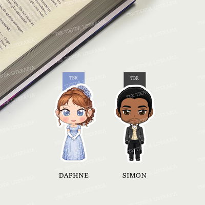 Marcapáginas Magnéticos Bridgerton - Daphne o Simon