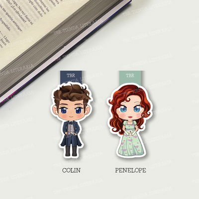 Marcapáginas Magnéticos Bridgerton - Colin o Penelope