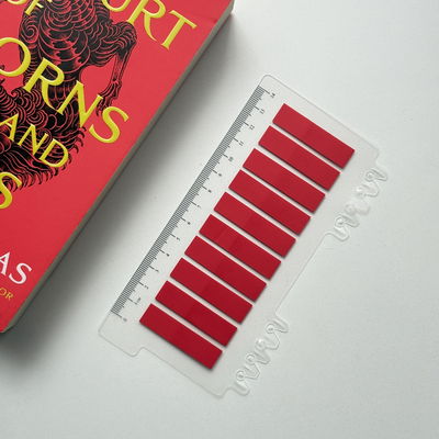 Post it ROJO - 10 colores con regla