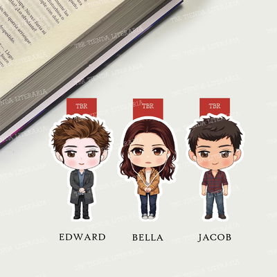 Marcapáginas Magnéticos Crepúsculo - Bella, Edward o Jacob