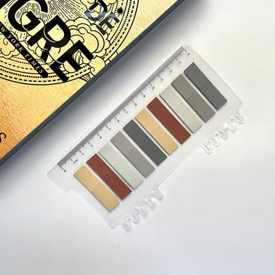 Post it DARK - 10 colores con regla