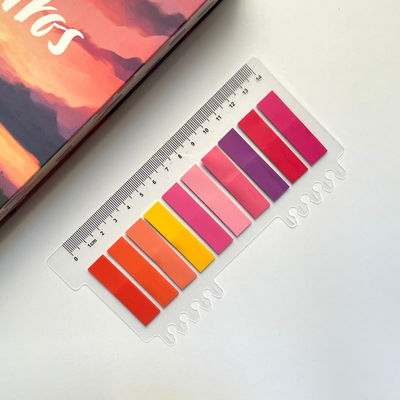 Post it ROMANTIC - 10 colores con regla