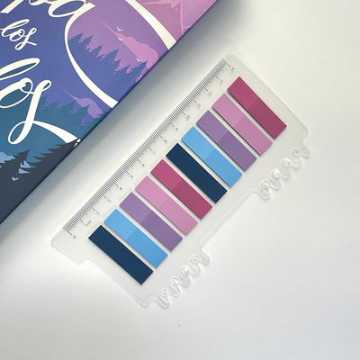 Post it ROMANCE - 10 colores con regla