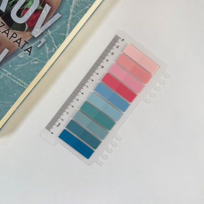 Post it AQUA - 10 colores con regla