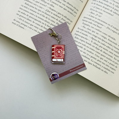 Llavero de acrílico - Romance reader
