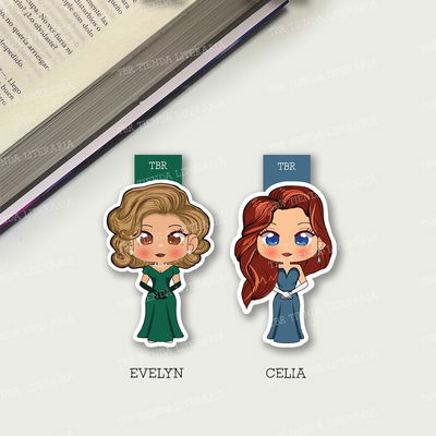 Marcapáginas Magnéticos Los siete máridos de Evelyn Hugo - Evelyn o Celia