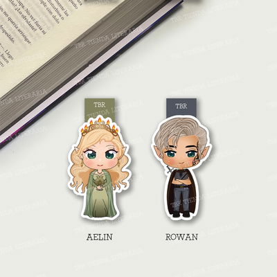 Marcapáginas Magnéticos Trono de cristal - Sarah J. Maas - Aelin o Rowan