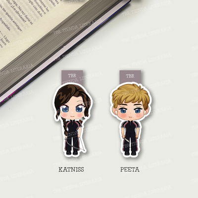 Marcapáginas Magnéticos Los juegos del hambre - Katniss o Peeta
