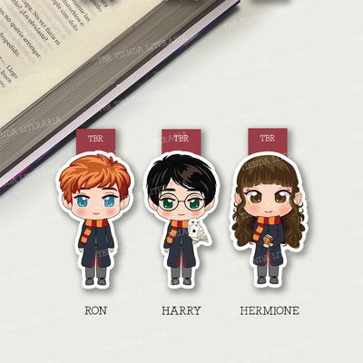 Marcapáginas Magnéticos Harry Potter - Harry, Ron o Hermione