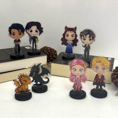 Stand personajes de acrílico